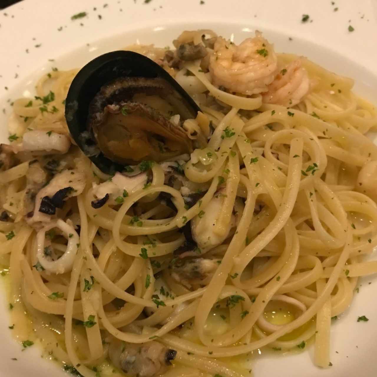 Linguini al frutti di mare 