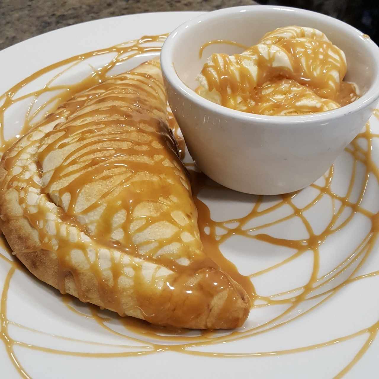 Calzoncino di dulce de leche