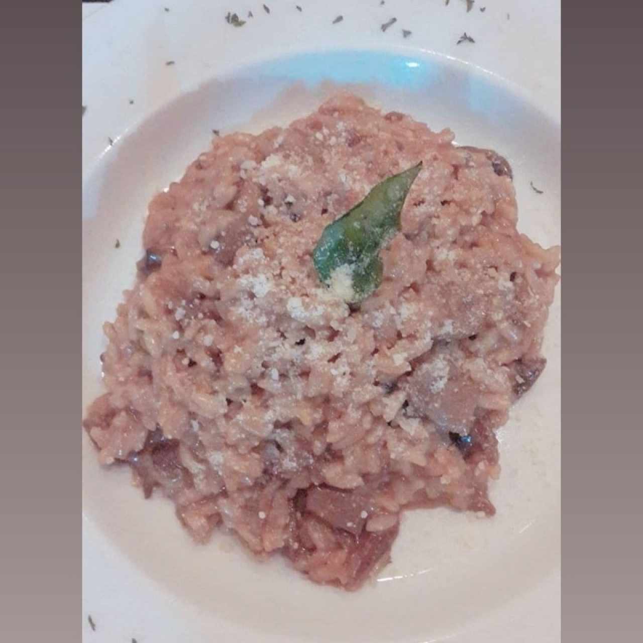 Risotto ai due funghi