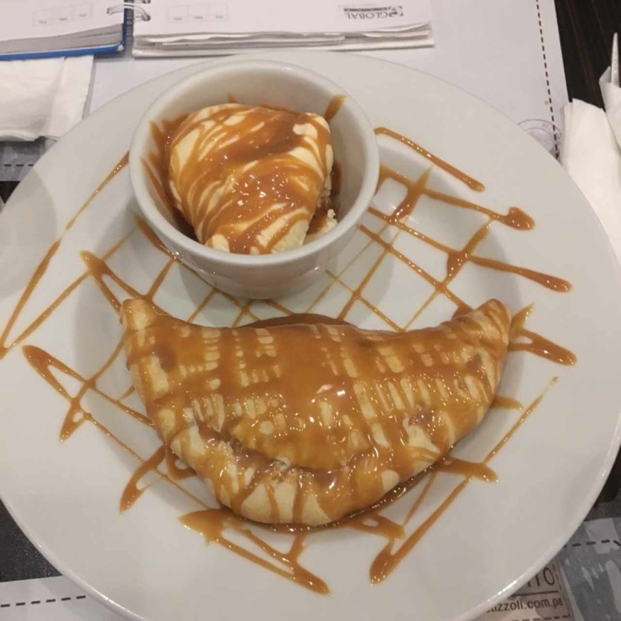 Calzoncino di dulce de leche