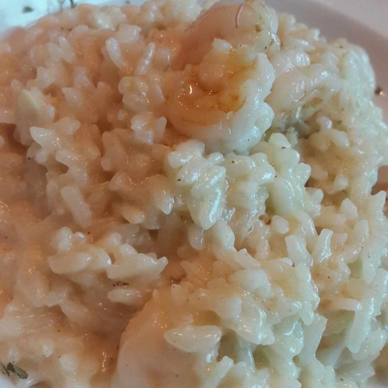 Risotto al mascarpone e gamberi al tartufo