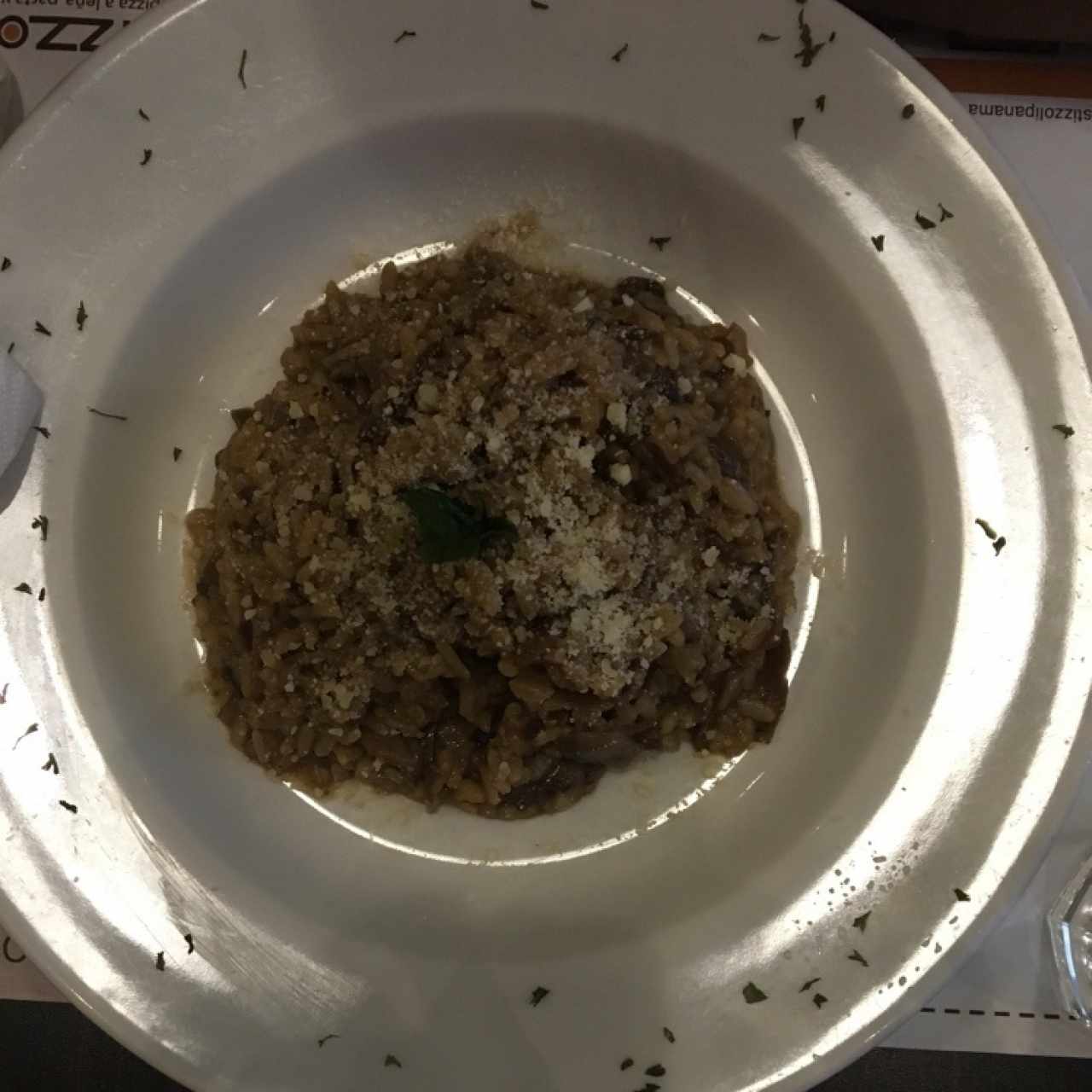 Risotto ai due funghi