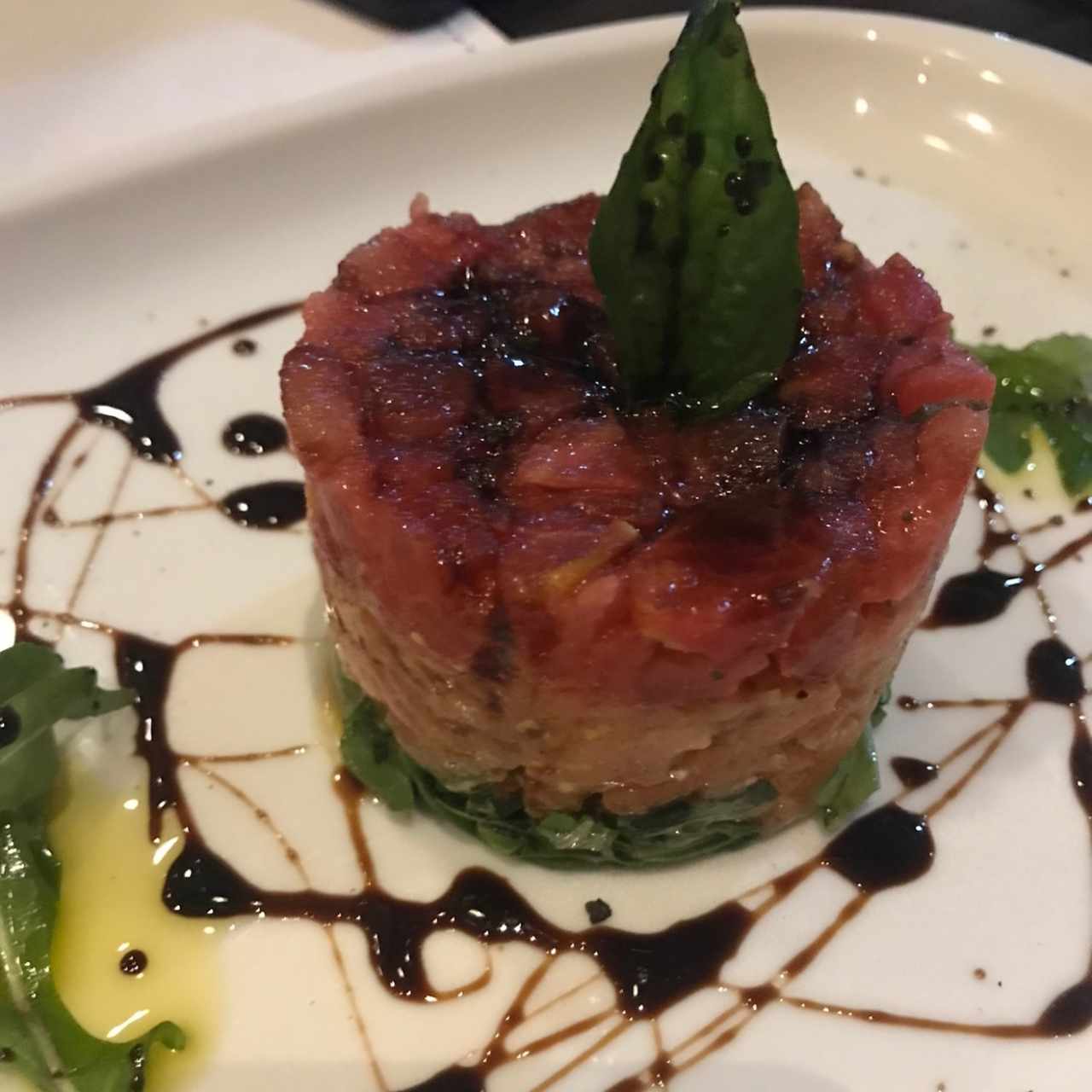 Tartar de atun y salmon