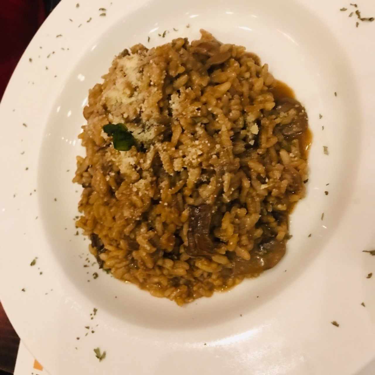 Risotto ai due funghi