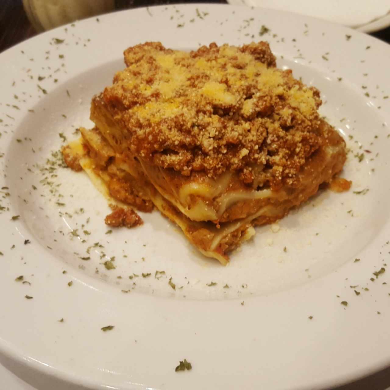 lasagna de carne