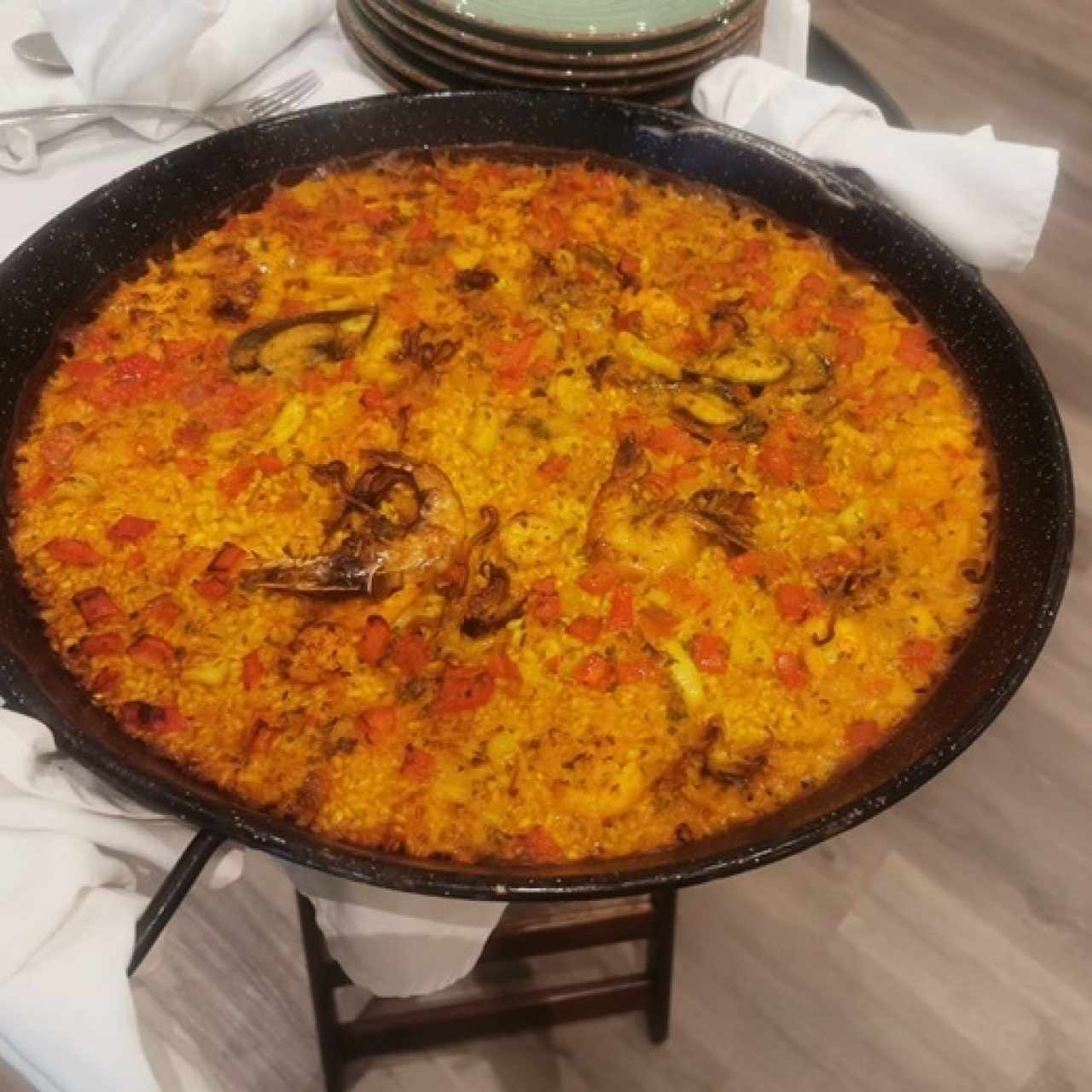 Paella de mariscos