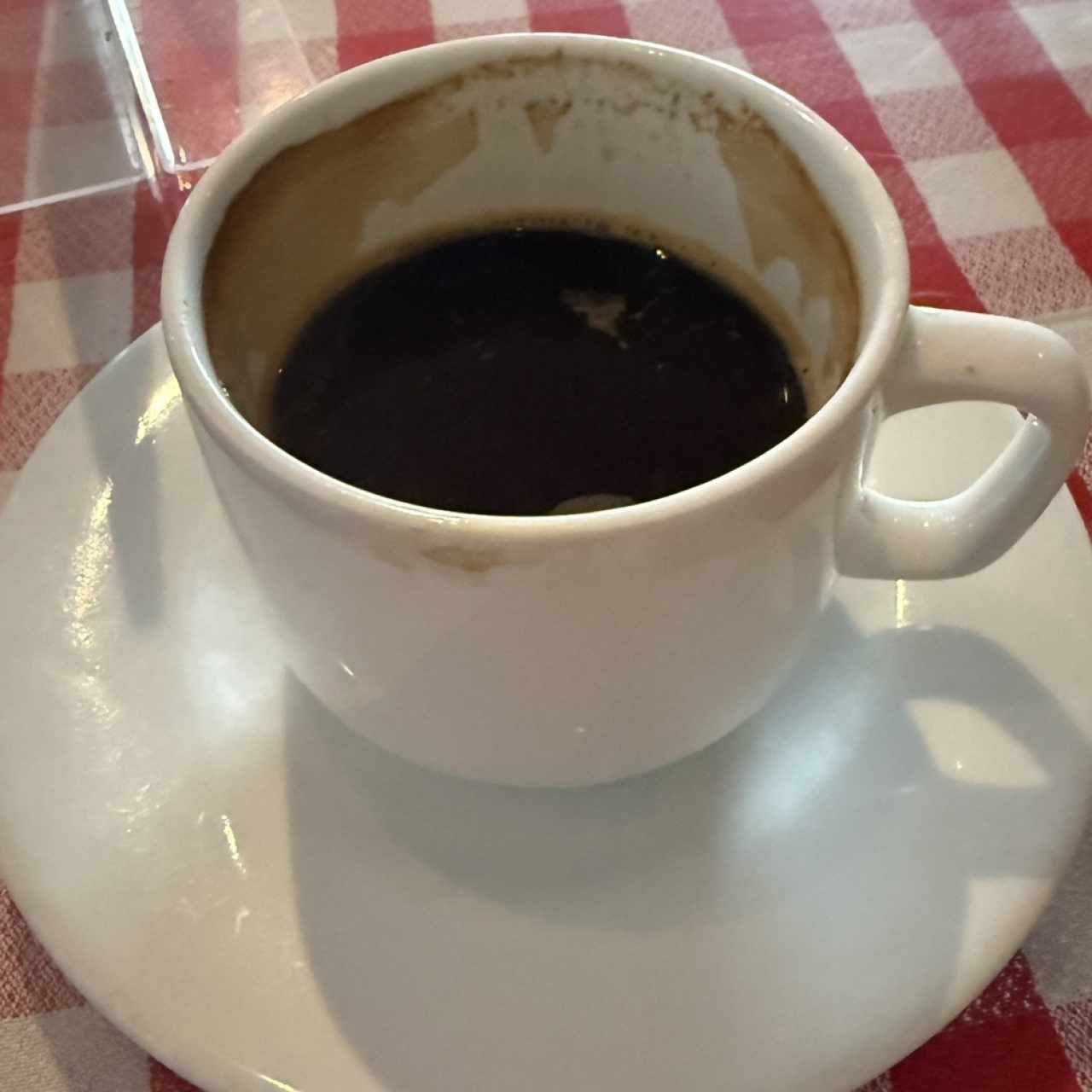 Café negro de maquina 