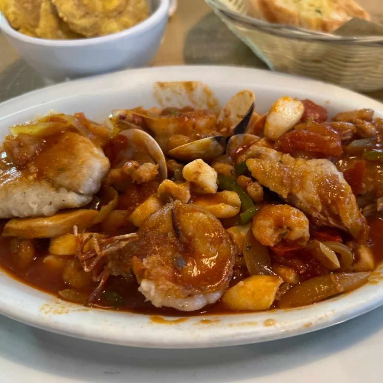 Especialidades - Cazuela de mariscos