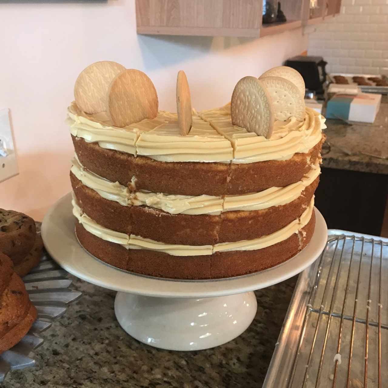 Cake de galleta maría