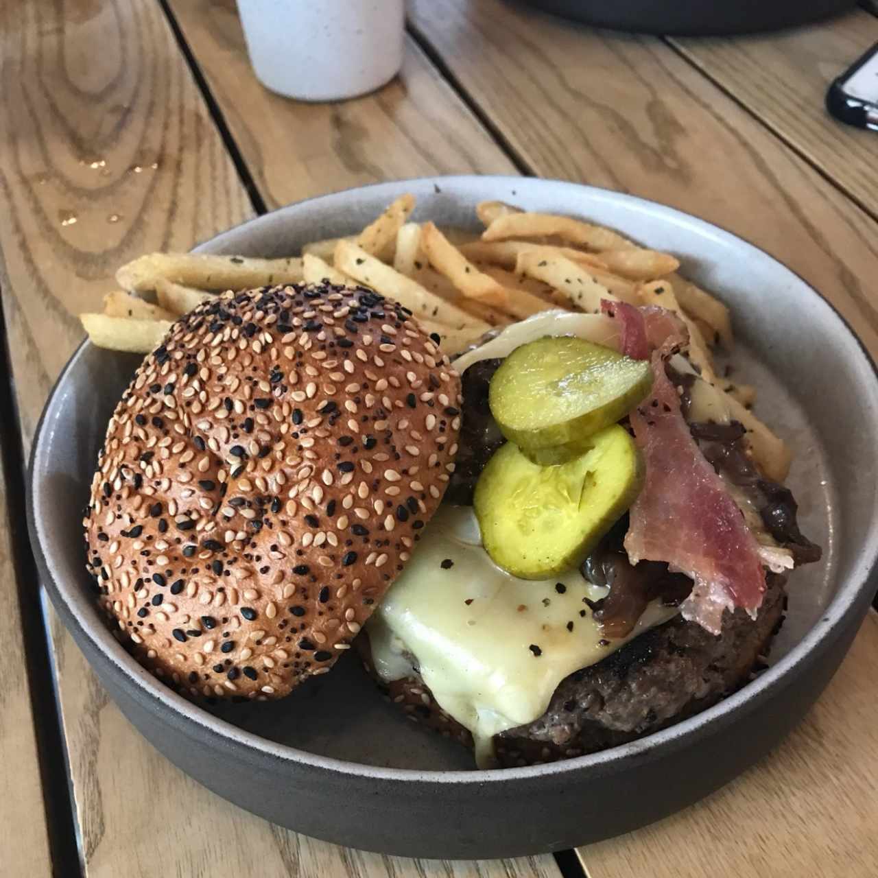 hamburguesa Raclette