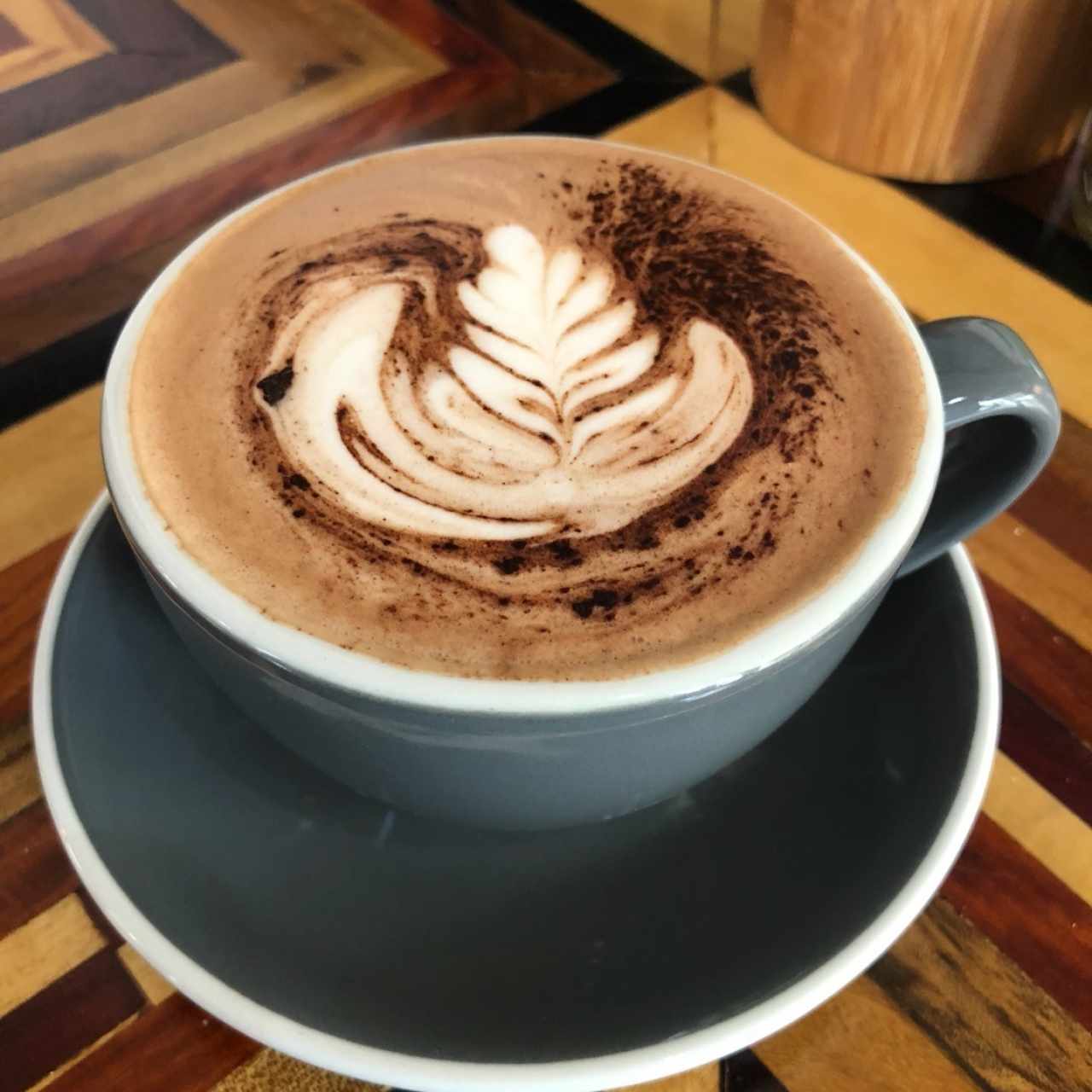 el mejor chocolate caliente de Panama, una exquisitez al paladar, te lo recomiendo 