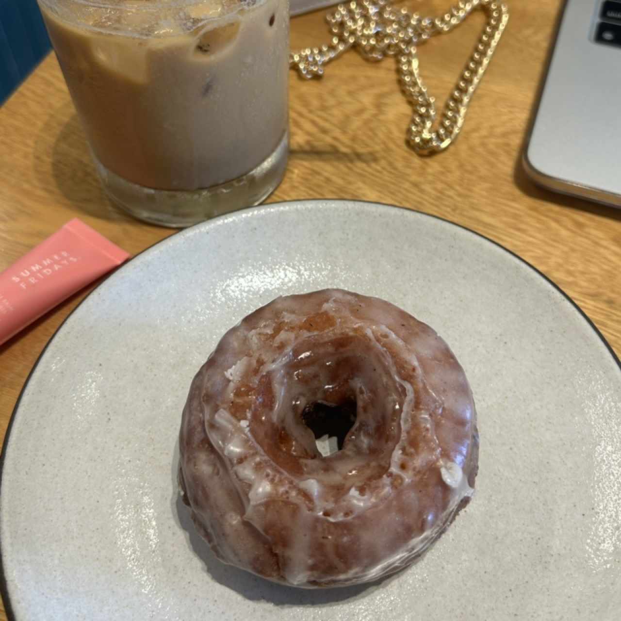 Old Fashioned Vanilla Donut