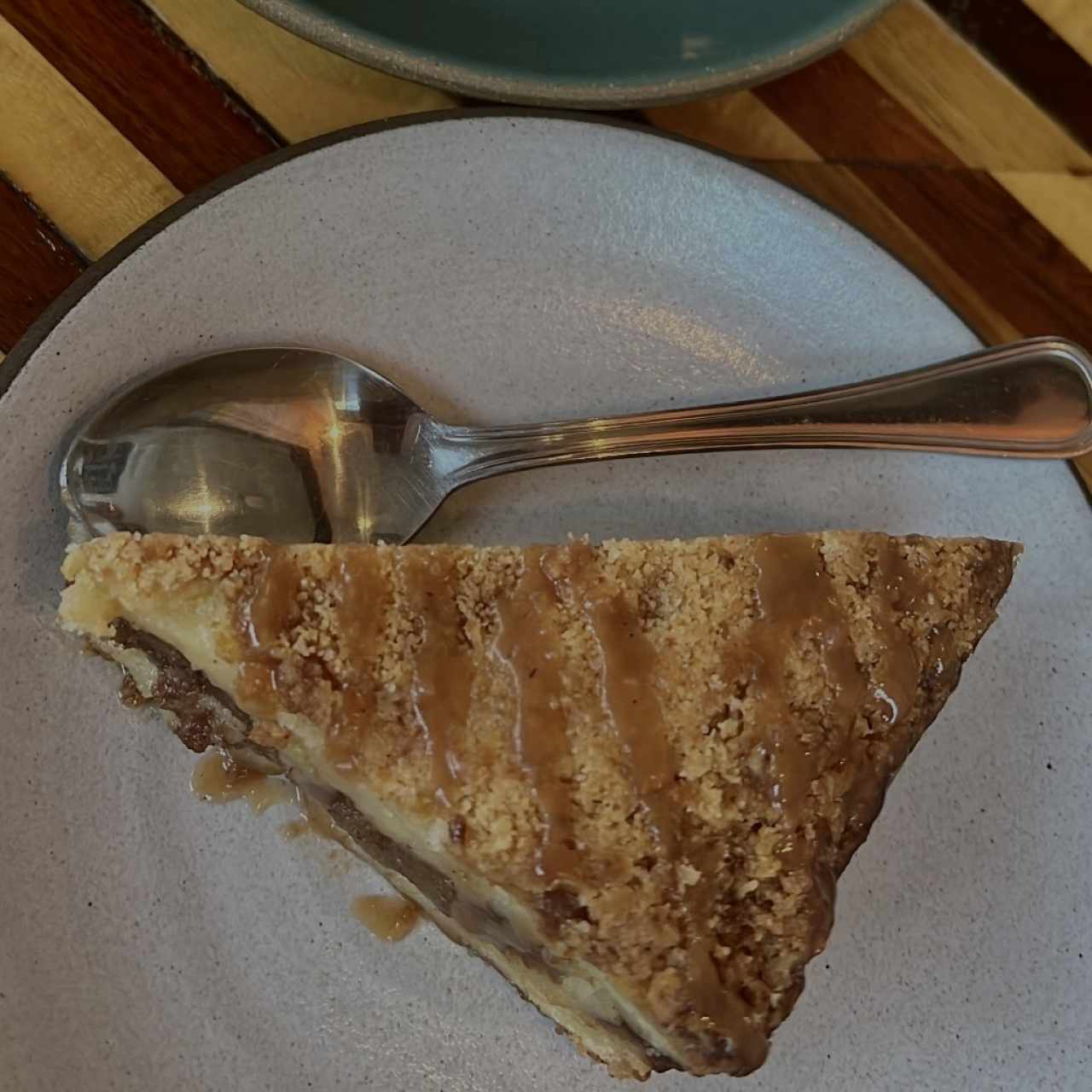 Apple caramel coffee cake