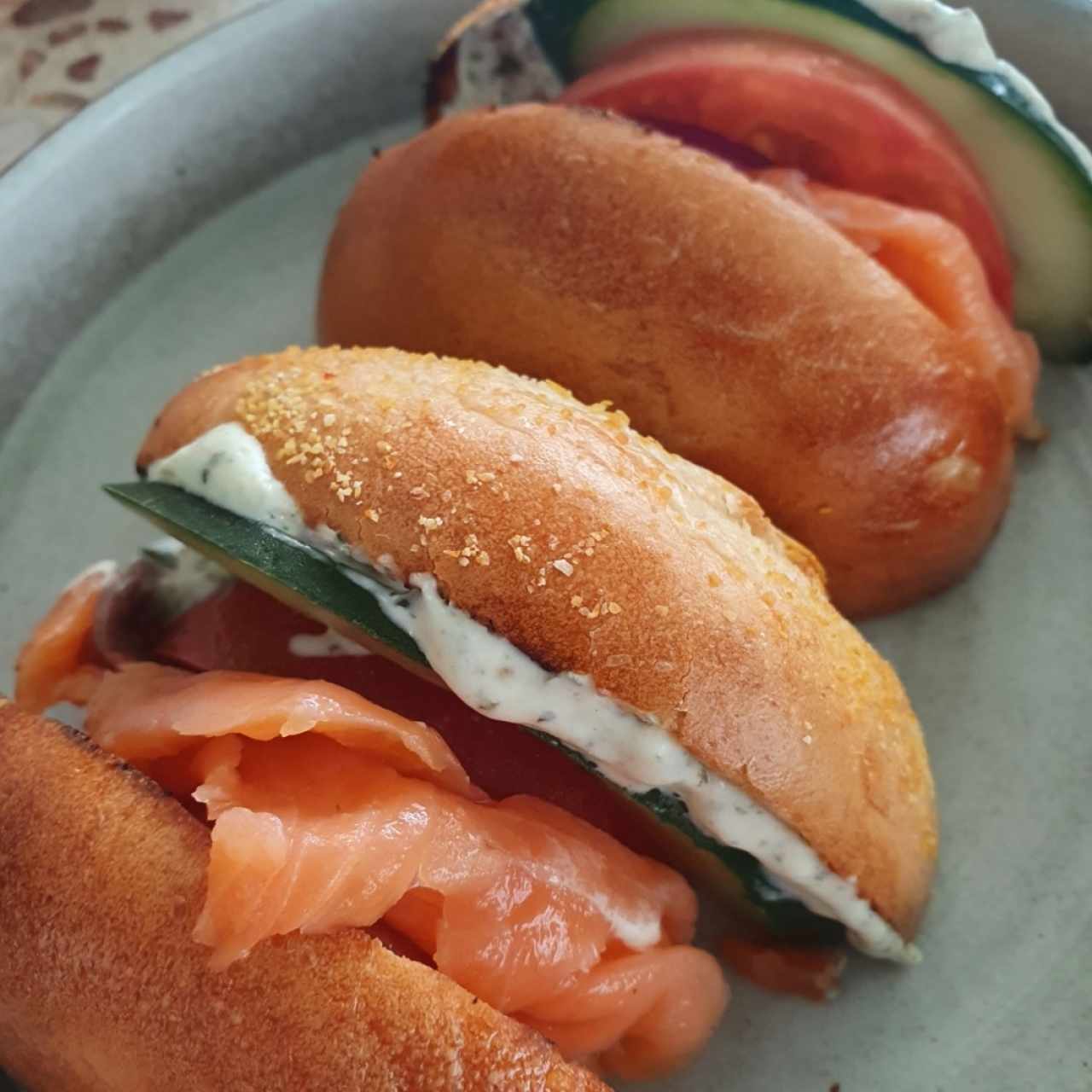 Smoke Salmon Bagel