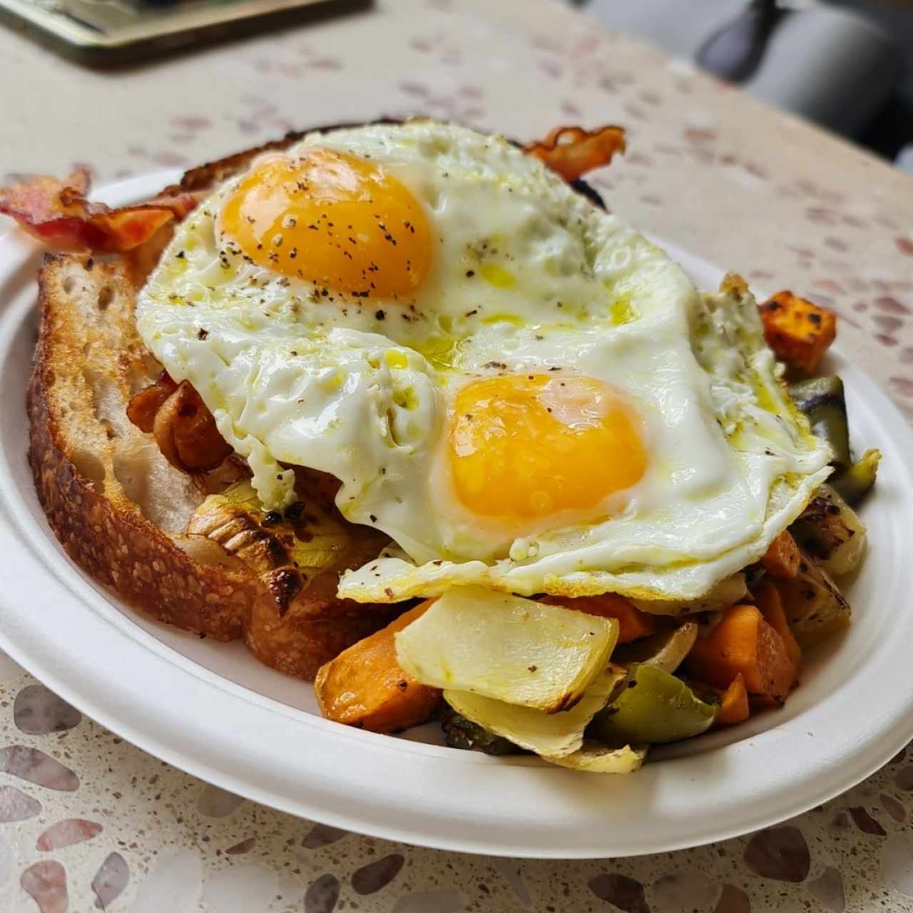 Desayuno con Vegetales Salteados