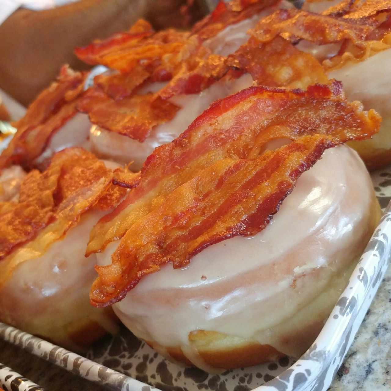 bacon donut