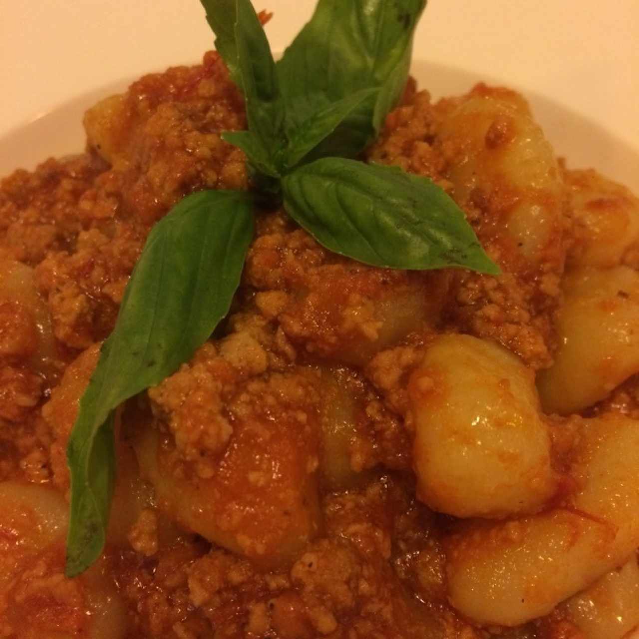 Gnocchi a la Bolognesa