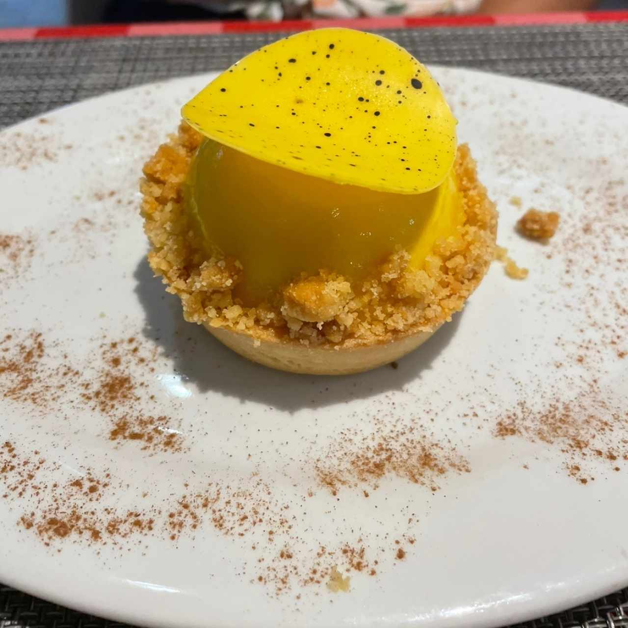 Flan de maracuyá