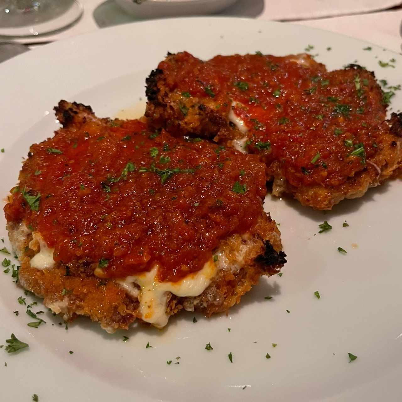 Medallones de Filete alla Parmigiana