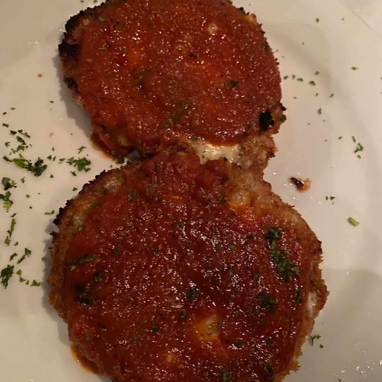 Medallones de Filete alla Parmigiana