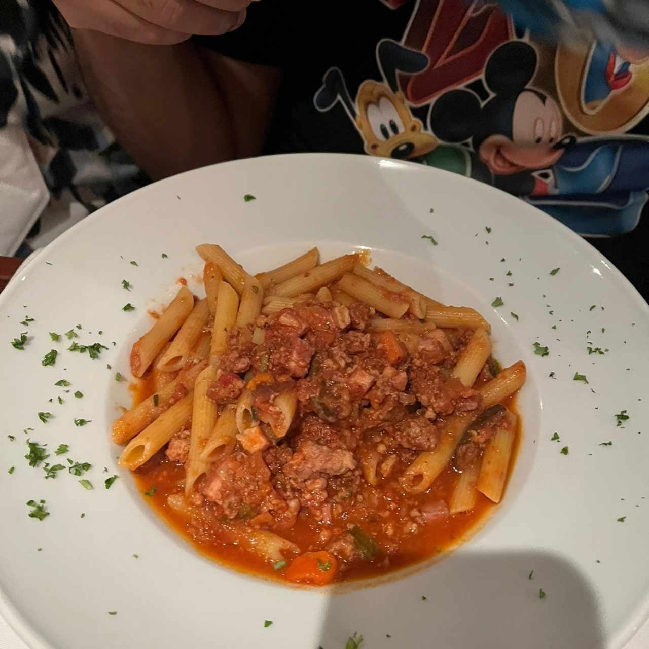 Penne Rigate con Ragú alla Toscana