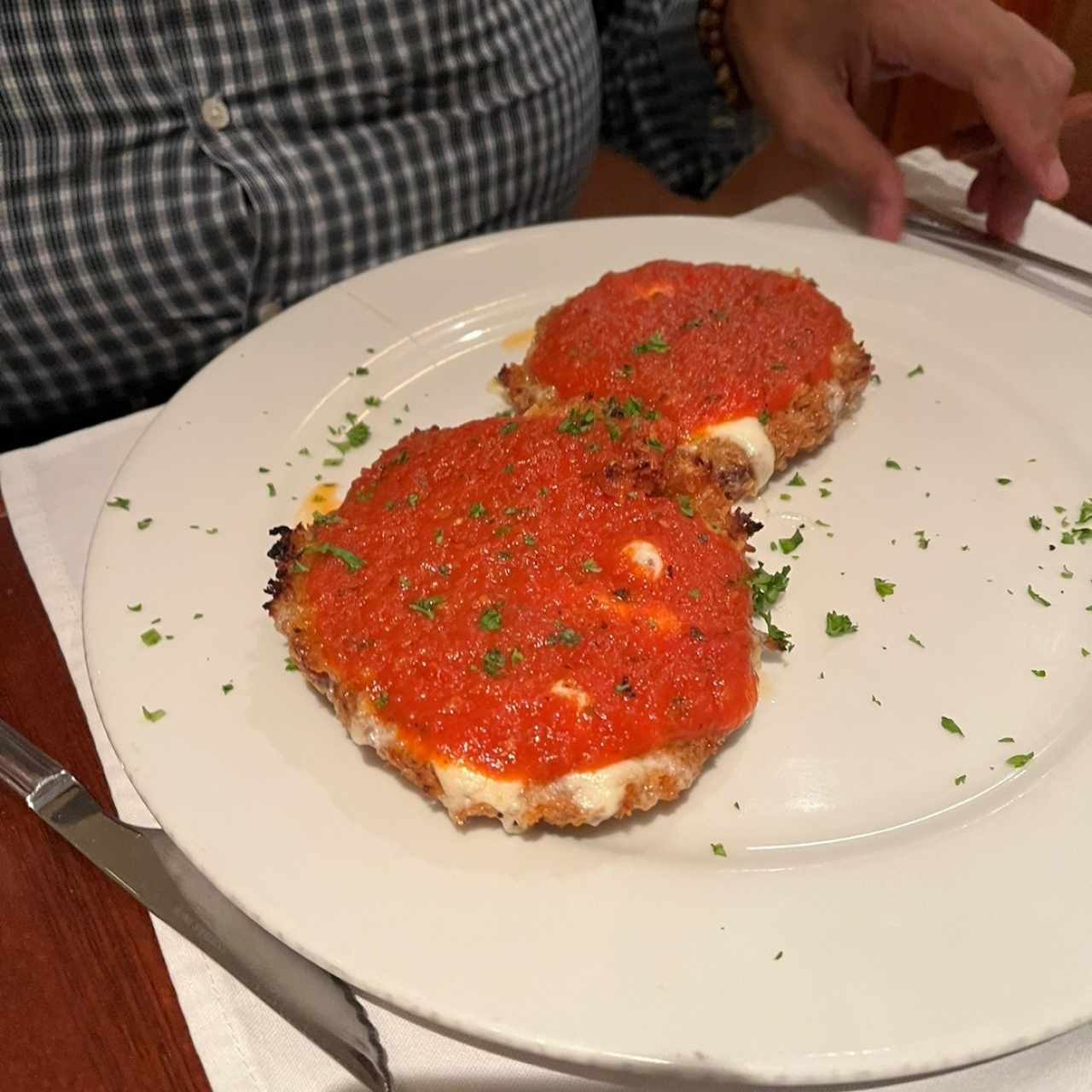 Medallones de Filete alla Parmigiana