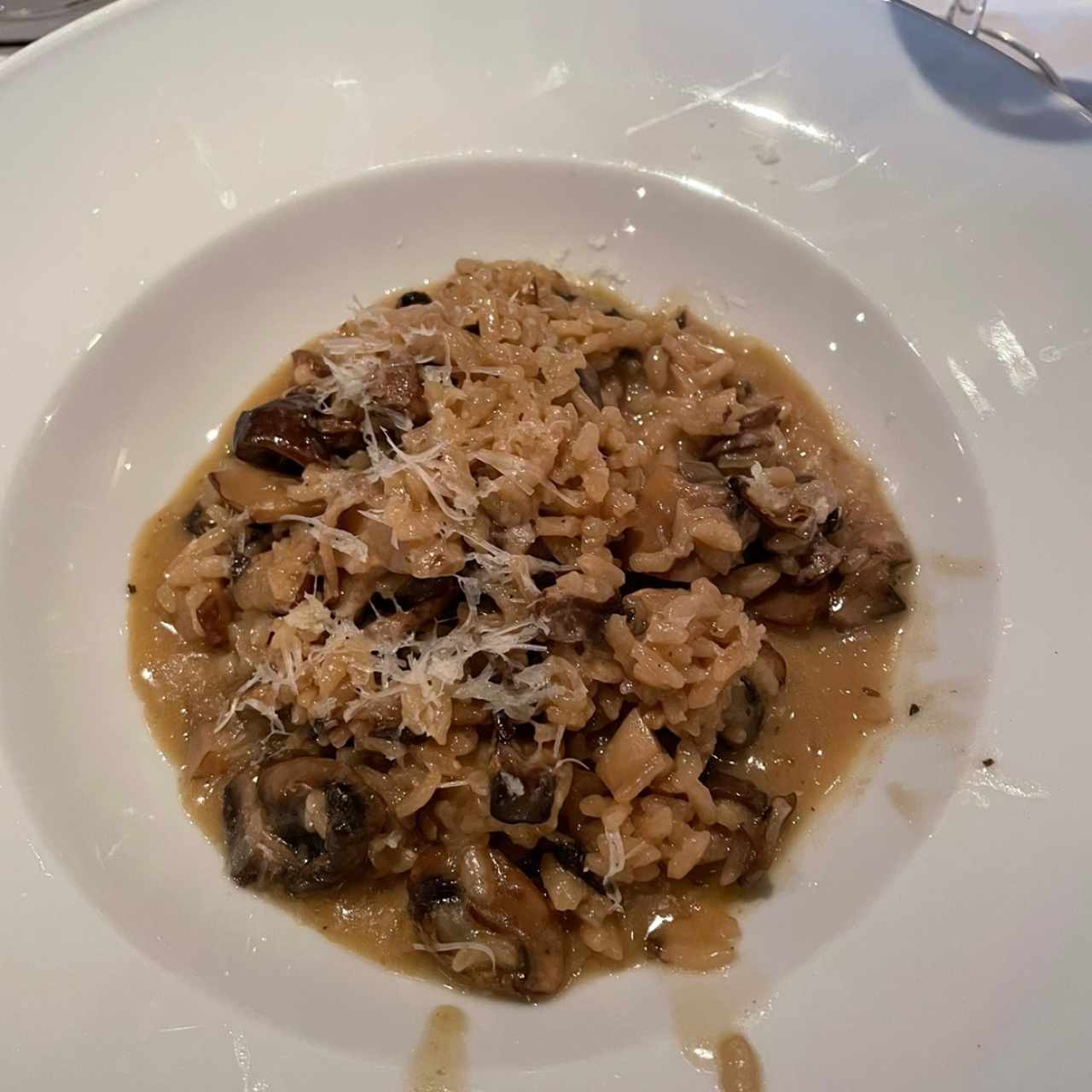 risotto tres hongos