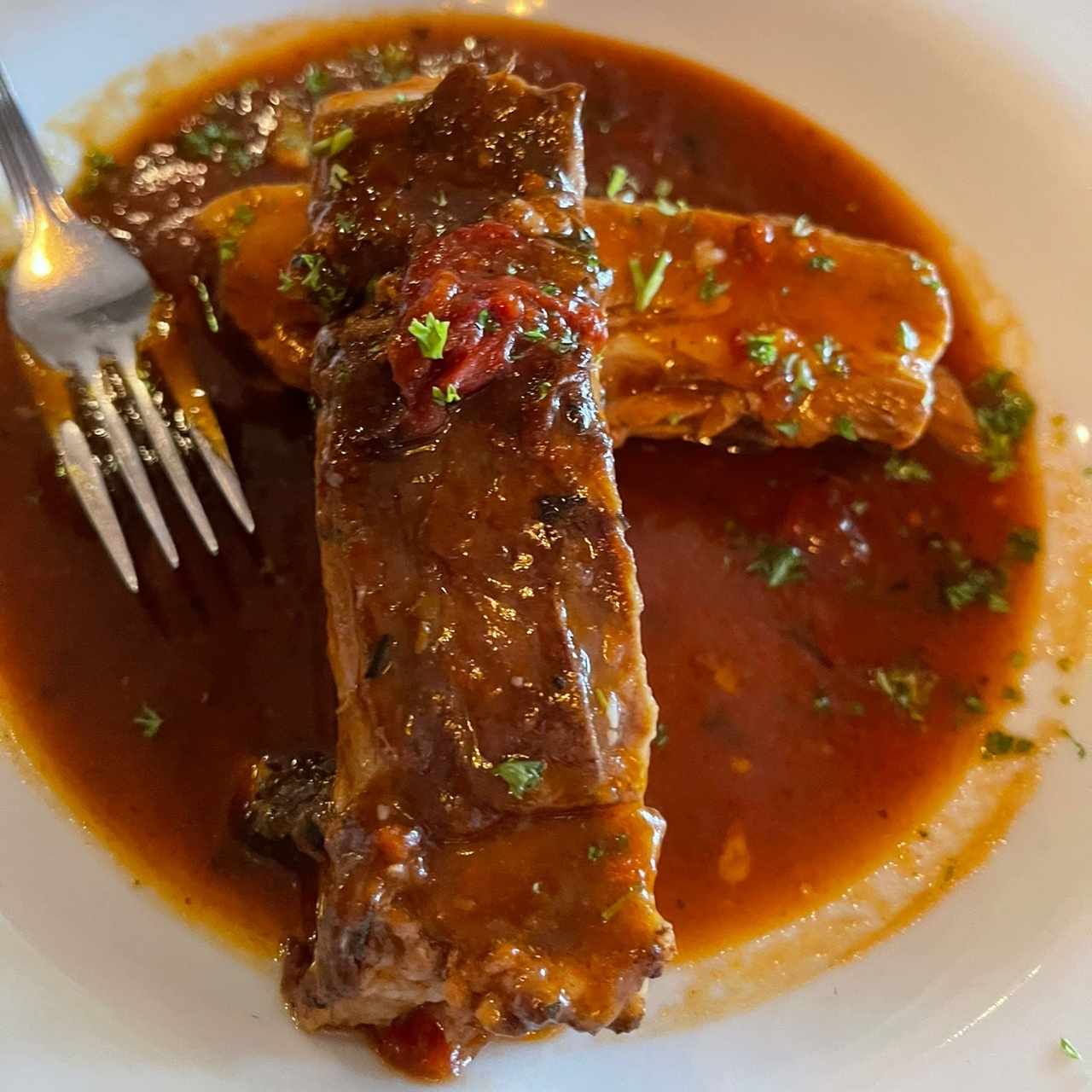 Costillas de Cerdo "Brasata" alla Toscana