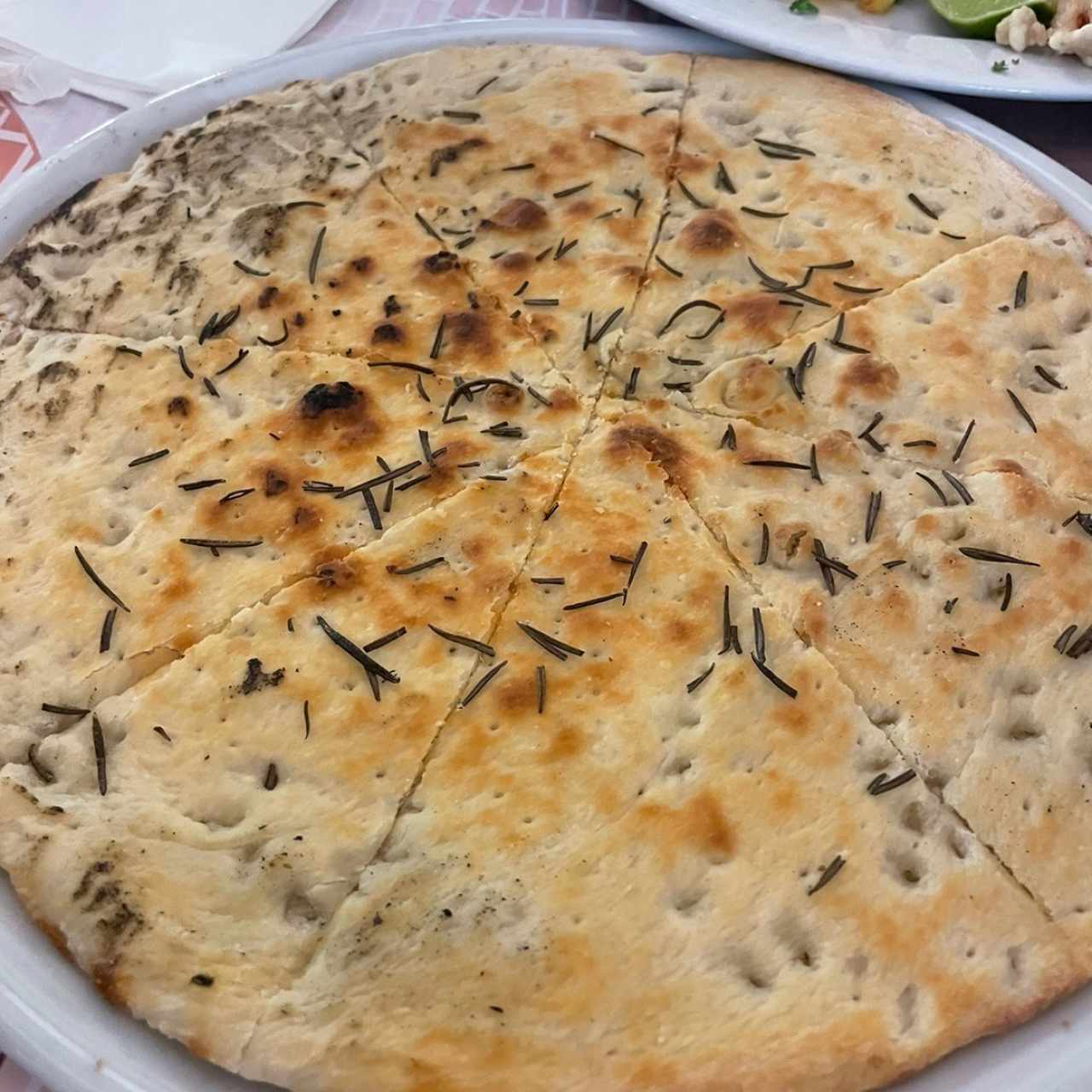 Pizza focaccia, tamaño individual