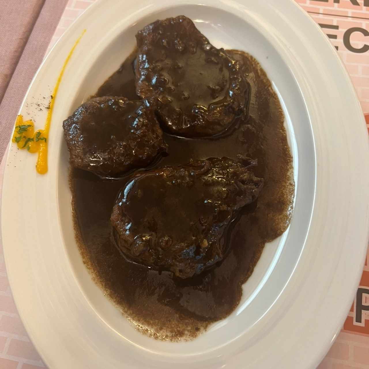 Filete de res al vinagre balsámico