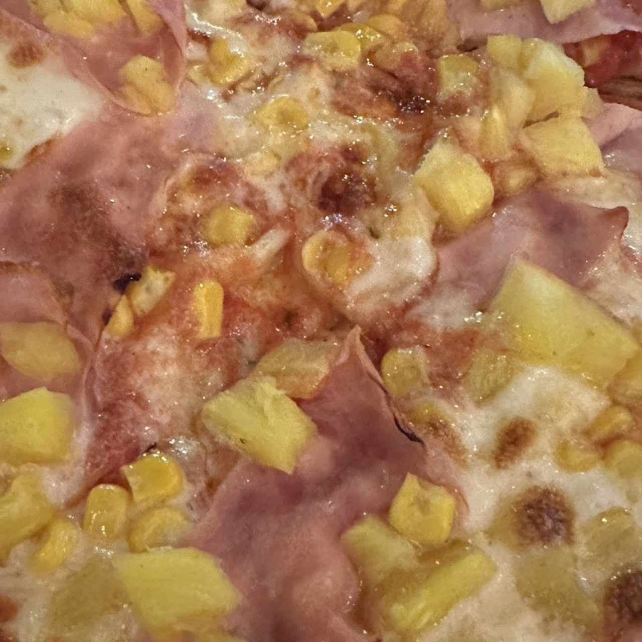 Pizza hawaiana, tamaño familiar