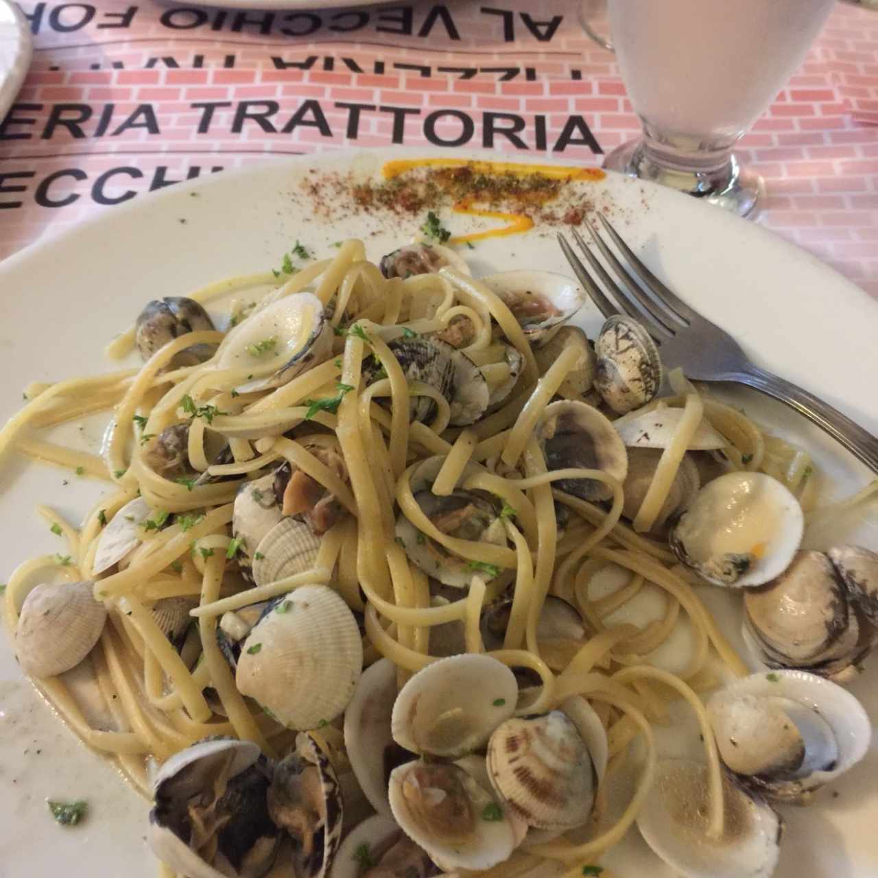 linguine a le vongole