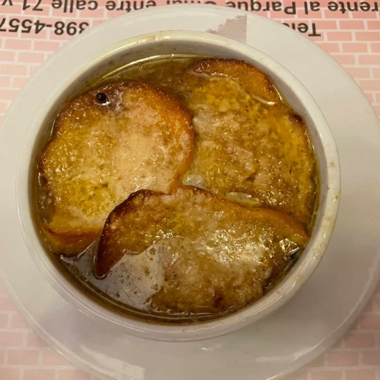 sopa de cebolla