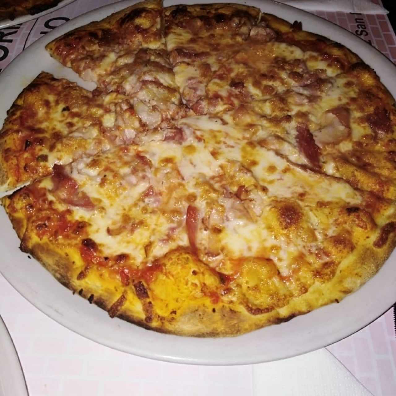 pizza amatricciana