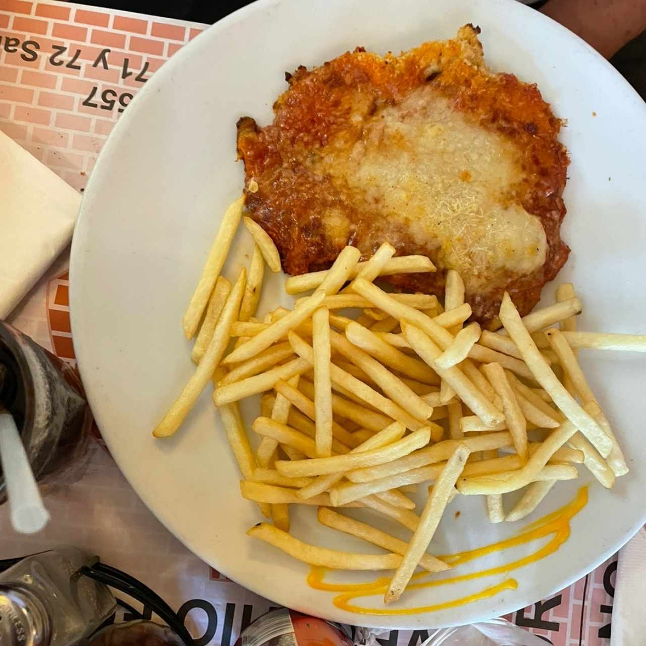 Milanesa de pollo a la parmesana