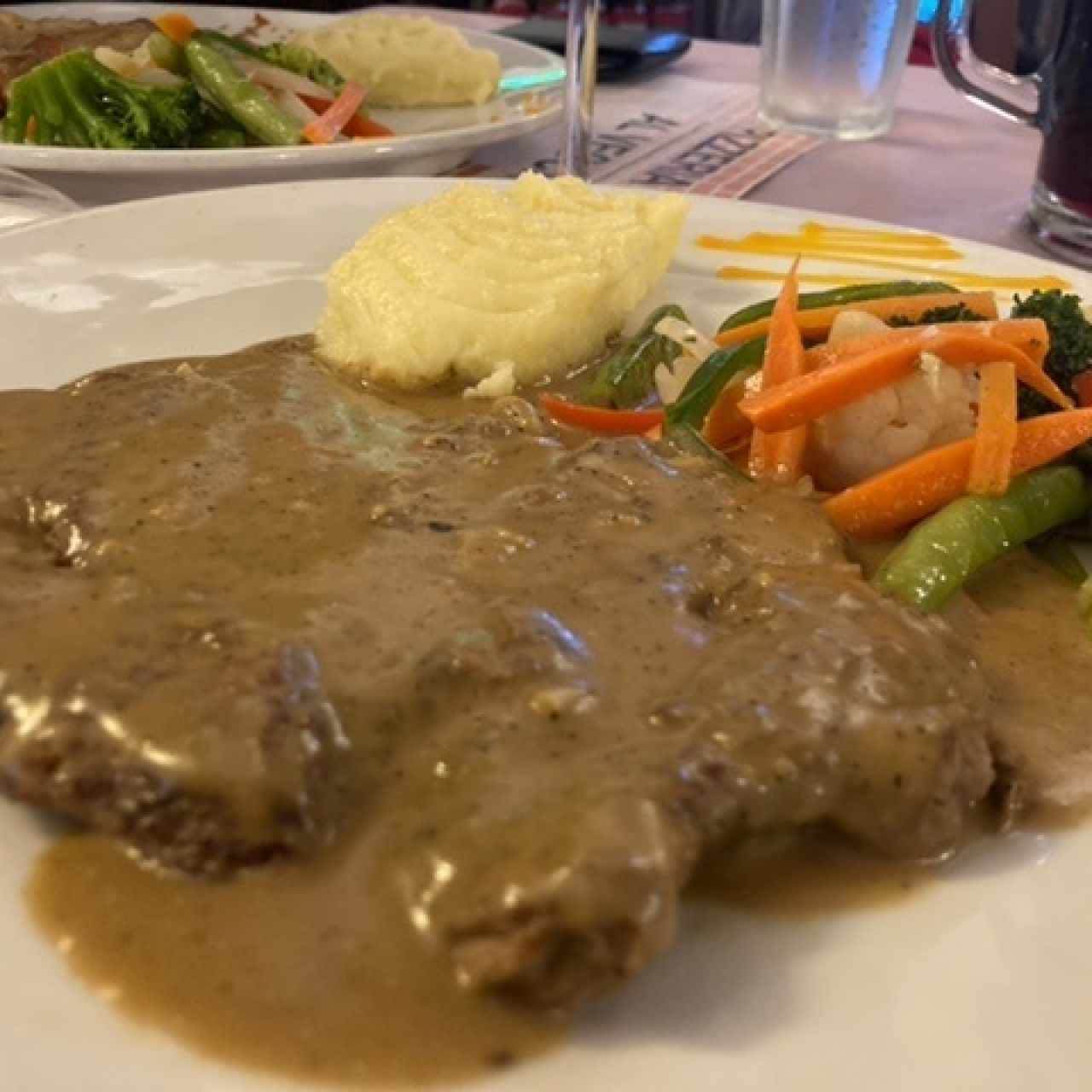 Filete de res a la pimienta negra