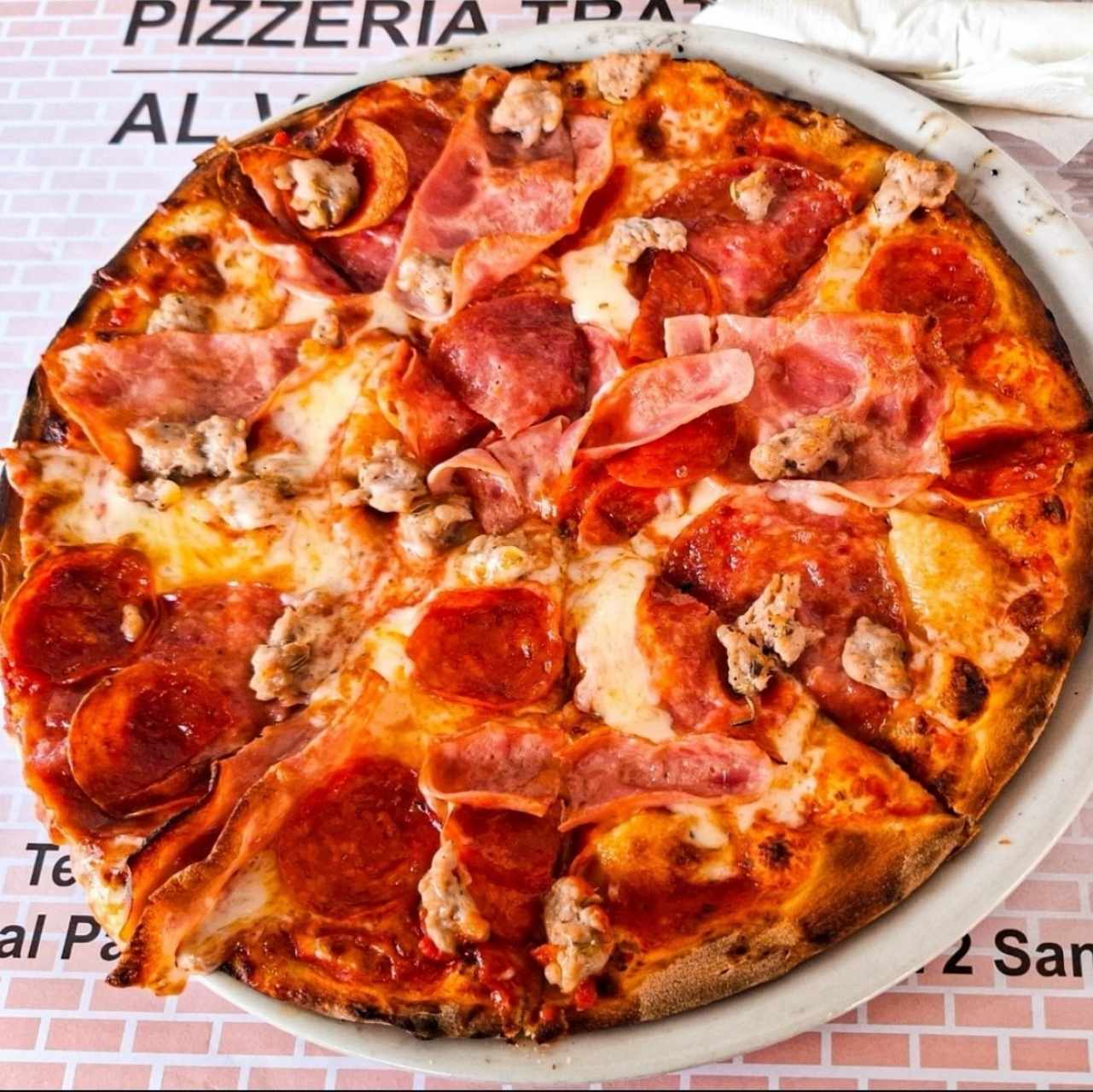 Pizza Al Vecchio Forno -Tamaño individual
