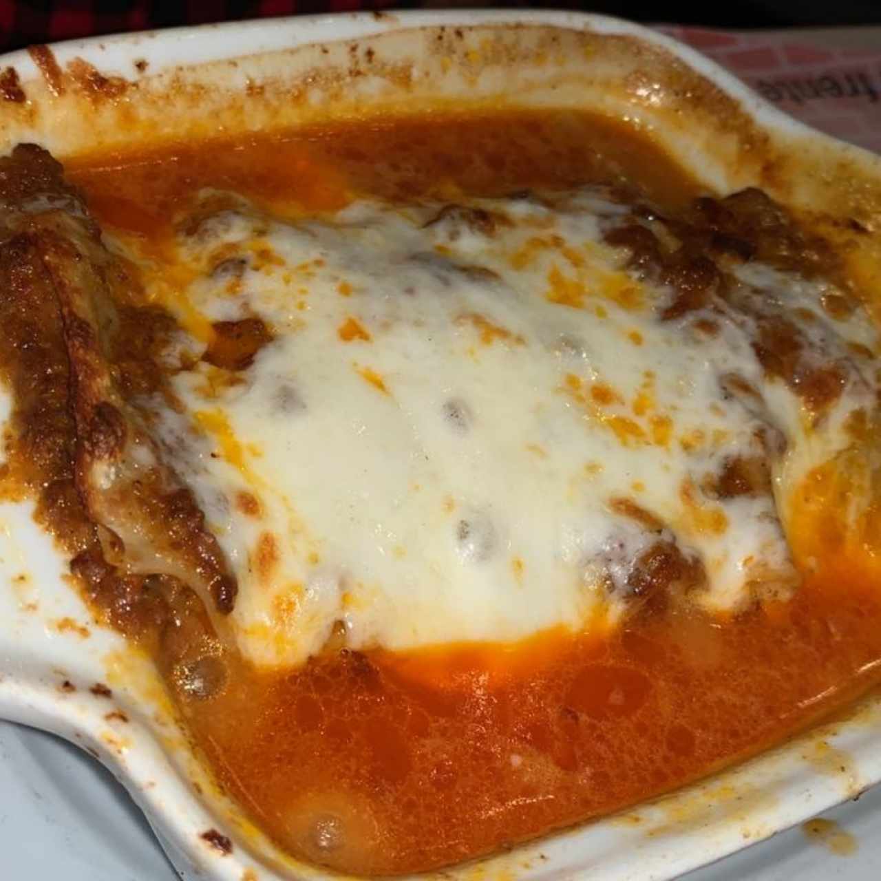 Lasagna de carne 