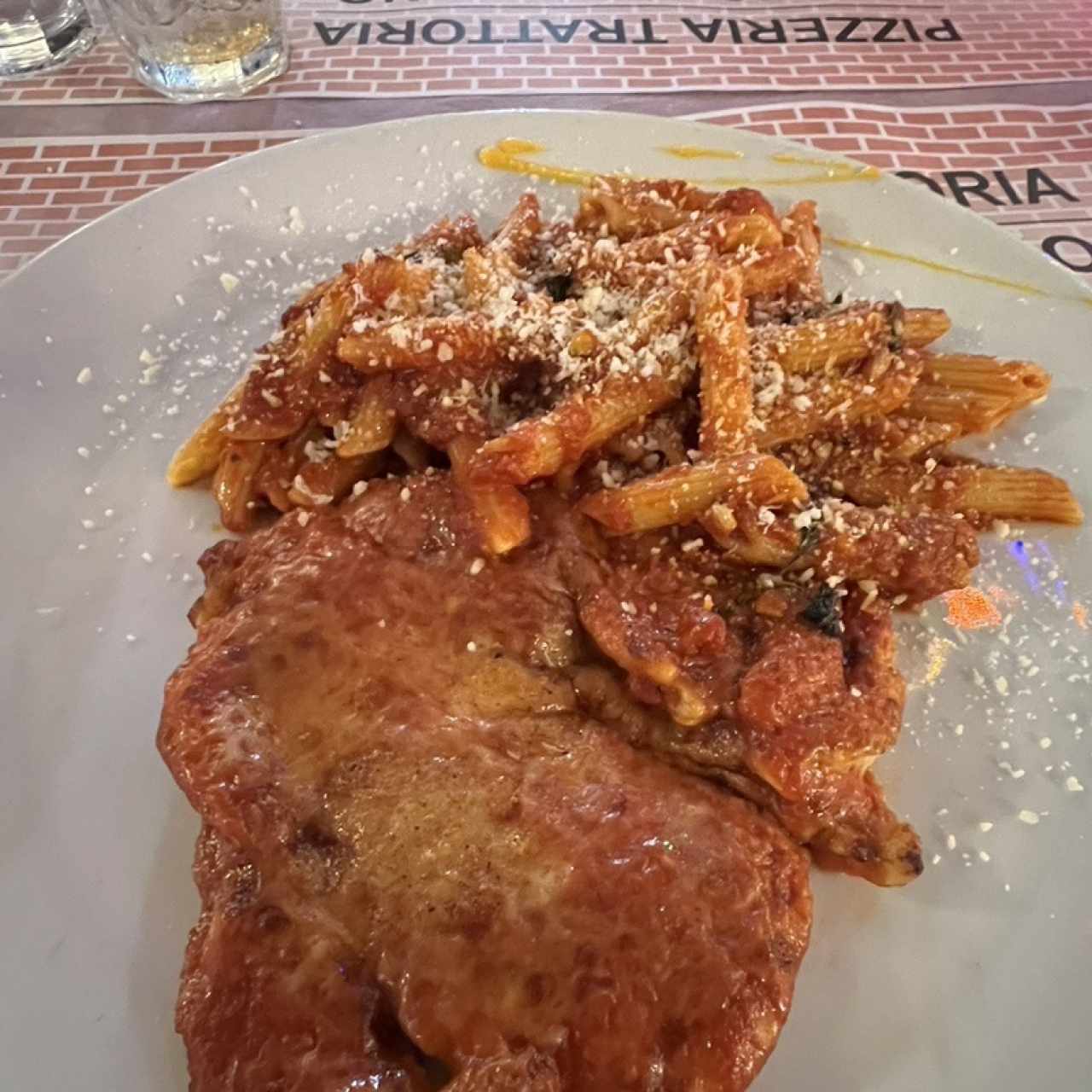 Pollo a la parmesana