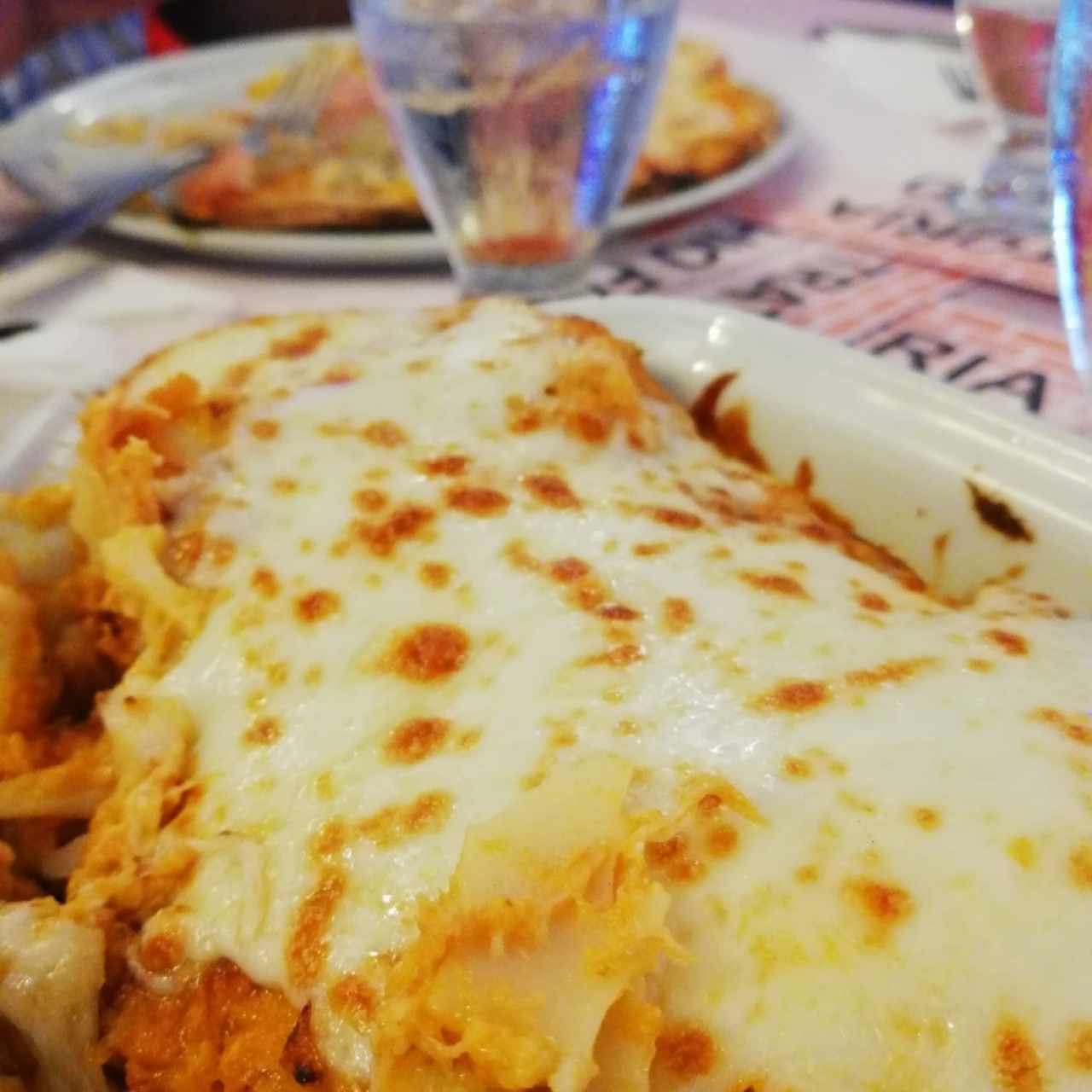 Lasagna de pollo