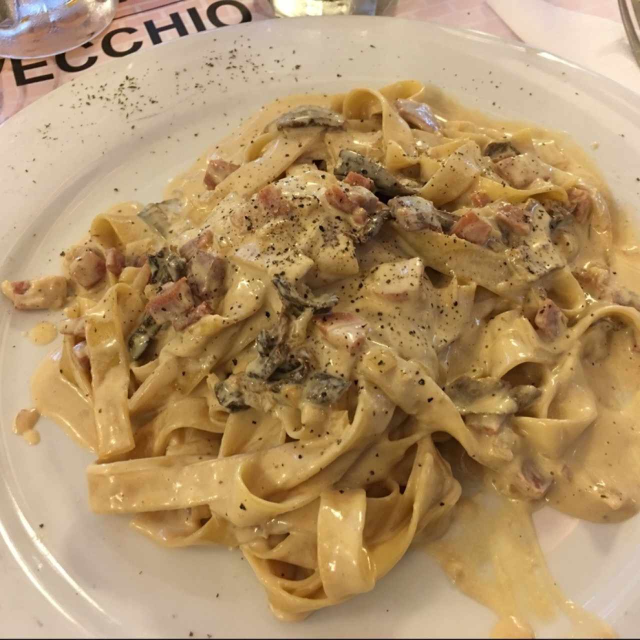 fettuccini a la ruota 