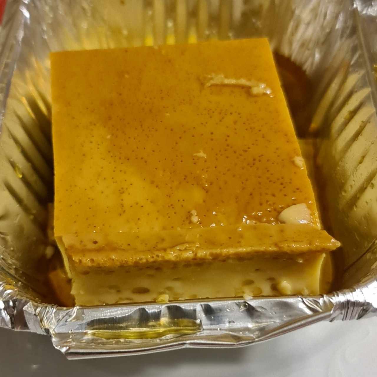 Flan de la casa