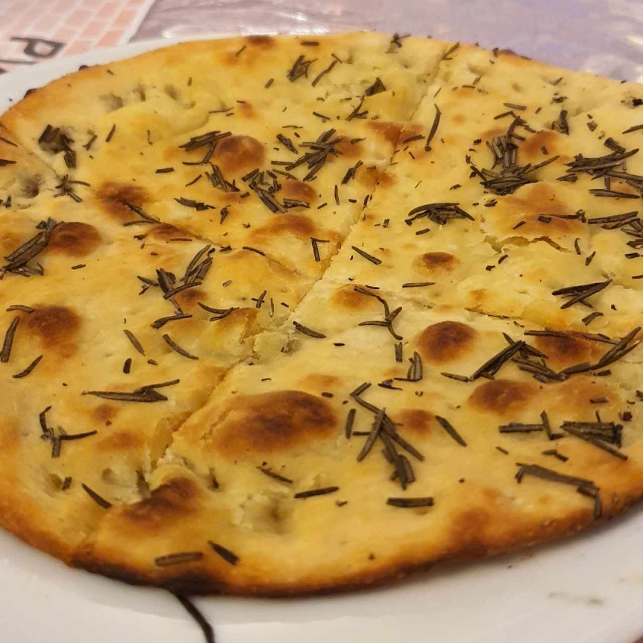 Pizza focaccia, tamaño individual