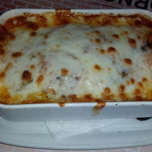 Lasagña de Pollo gratinada