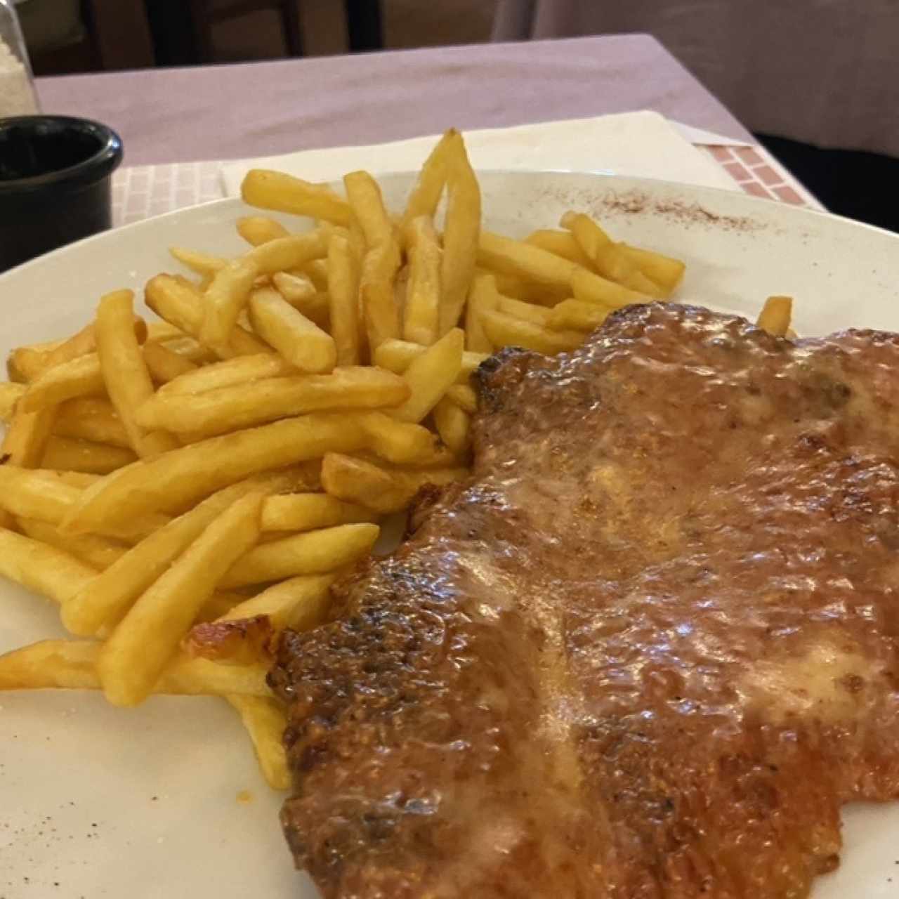 Milanesa de pollo a la parmesana
