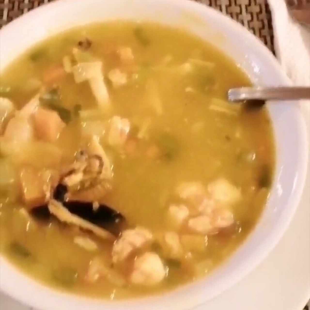 sopa de mariscos