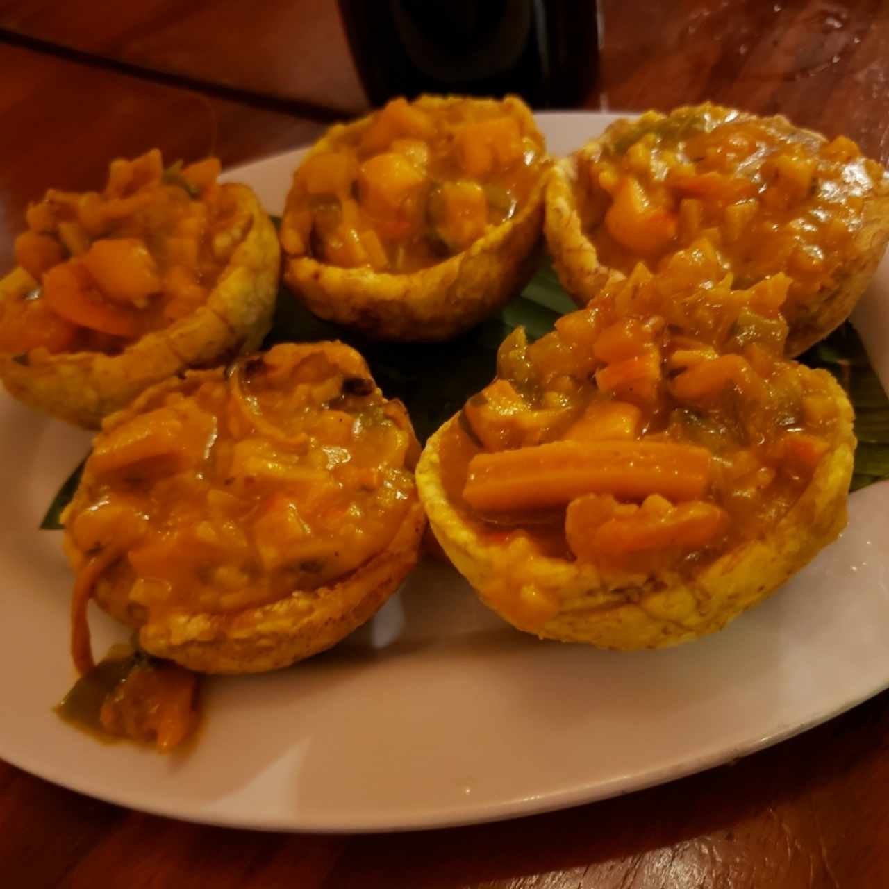 Patacones rellenos mixtos