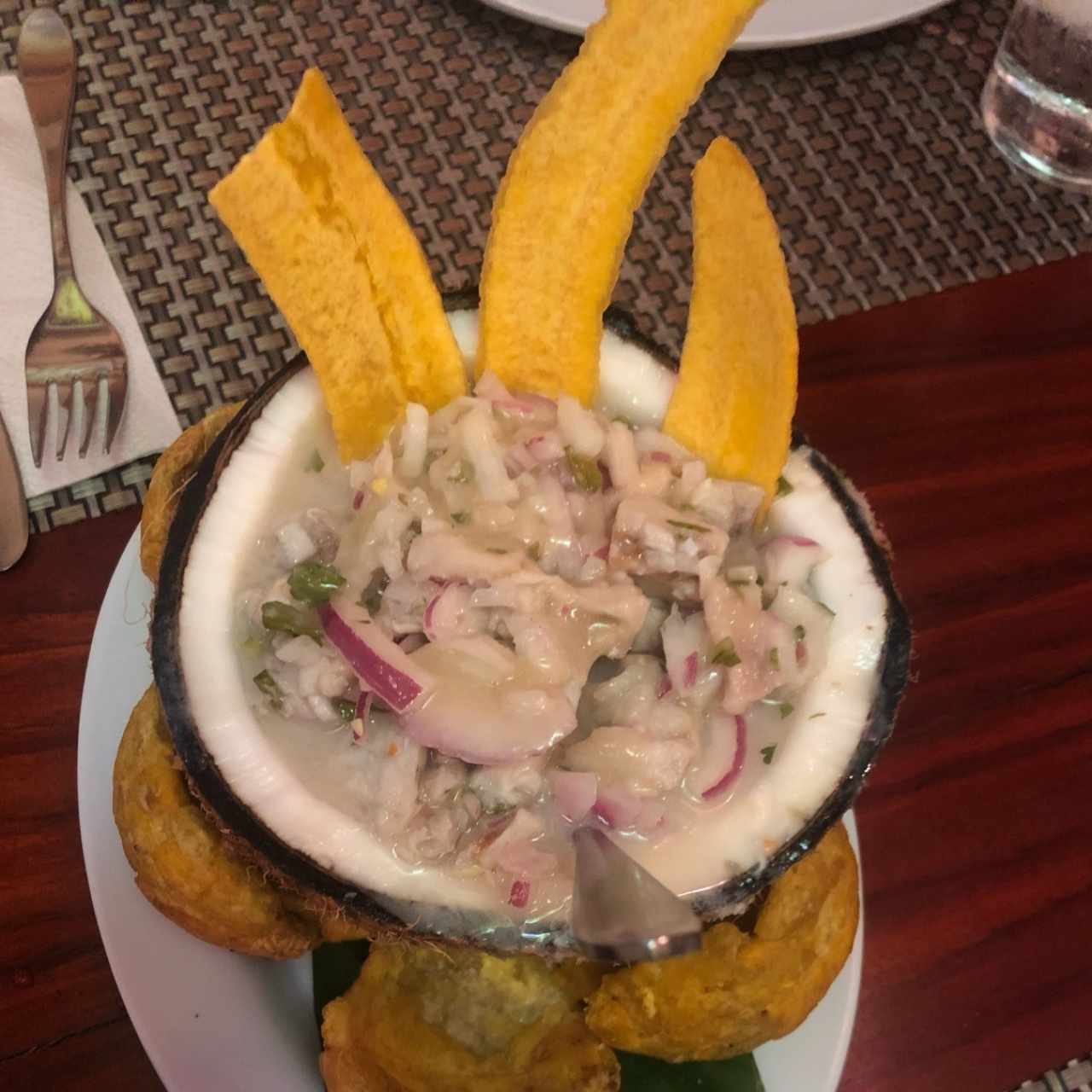 ceviche de coco