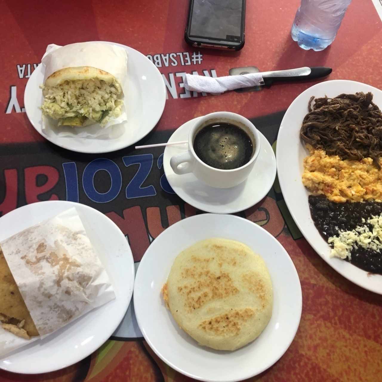 Arepa Dulce, Reina Pepiada, Desayuno Criollo