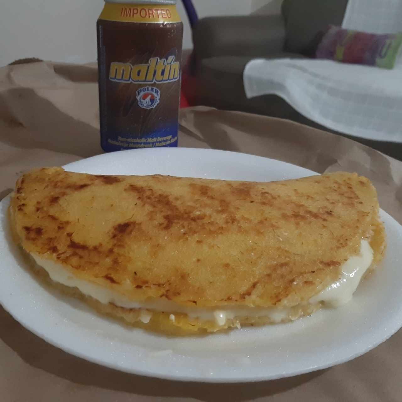 Cachapa con Queso De Mano 😋